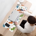 thumbnail image 3 of Long Mouse Pads for Desk,White Cartoon Dinosaurs Mushrooms Desk Mats on Top Of Desks, Desk Mouse Pad Extra Large with 3mm Non-Slip Base and Stitched Edge for Gaming,Work,Home 31.5"x11.8", 3 of 5