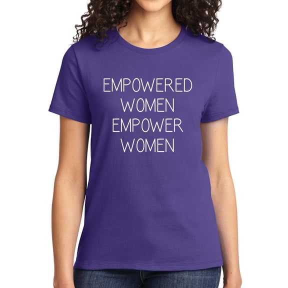 Empowered Women Empower Women Feminist T-Shirt RBG Ruth Bader Ginsburg Feminism Tee Purple XL
