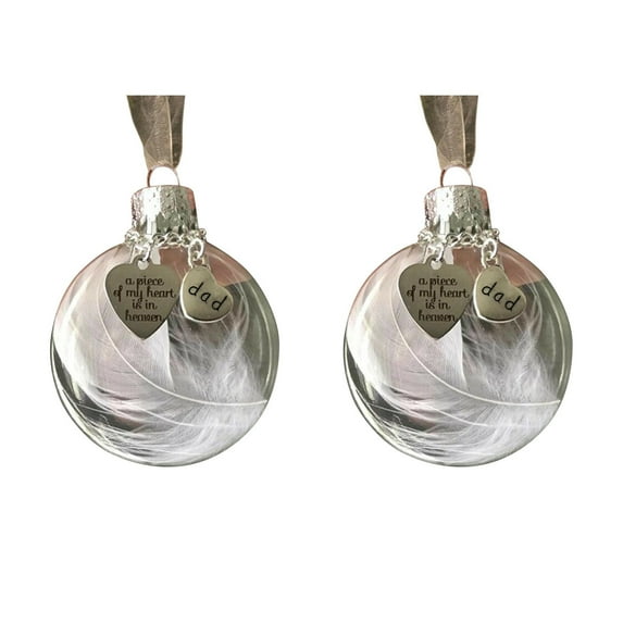 VerPetridure Father Christmas Memorial Round Badminton Ball 2Pc Christmas Hanging Ornament Santa Claus Snowman Doll Xmas Tree Decor Gift