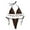 /c32Coffee144, variant on Womens Bikini Sets 2 Piece Bathing Suit O Ring Front Top And Thong Bottom Halter Neck Cheeky Swimwear Solid Color Elegant Triangle Summer Pool Stylish Party Beachwear,Green,L