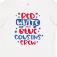 thumbnail image 4 of Inktastic Cousins Crew Red White and Blue 4th of July Boys or Girls Baby T-Shirt, 4 of 5