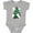 AC-Heather Grey, variant on Inktastic Kawaii Cats Christmas Tree Boys or Girls Baby Bodysuit