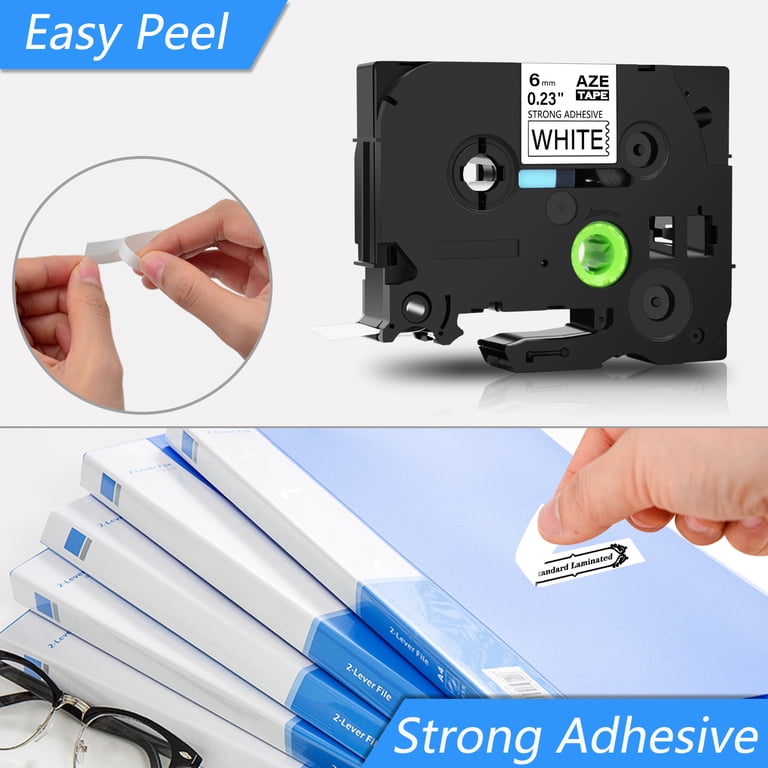 3 Pack Standard Laminated TZE-211 TZ-211 Tape Compatible With Brother P Touch La 747599