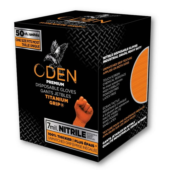 Gants Titanium Nitrile Oden 50mx