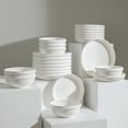 thumbnail image 5 of Stone Lain Verso 24-Piece Dinnerware Set Porcelain, White, 5 of 6