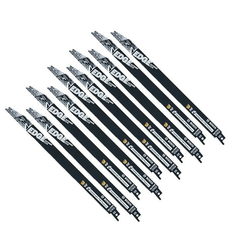 Bosch 10 Pack Of 12 Inch 9 12 Tpi Edge Reciprocating Saw Blades