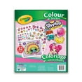 thumbnail image 2 of Crayola Colour & Sticker Book, Shopkins, 2 of 2