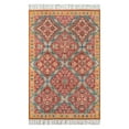thumbnail image 2 of Momeni Nomad Wool Hand Knotted Rust Area Rug 5' X 8', 2 of 7