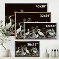 thumbnail image 4 of Designart 'Chinoiserie With Peonies and Birds III' Traditional Framed Canvas Wall Art Print, 4 of 5