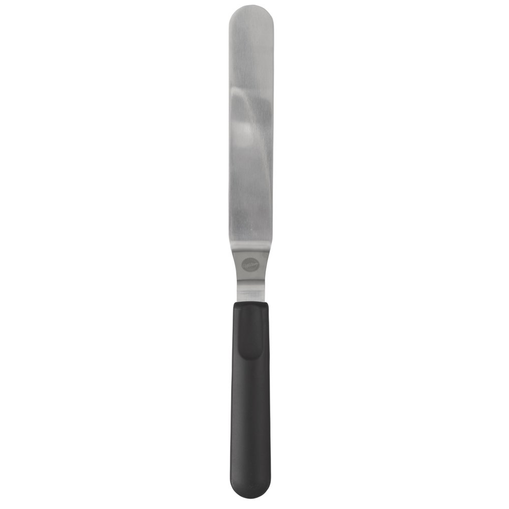 Wilton Angled Icing Spatula with Black Handle, 13Inch