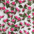 thumbnail image 3 of Artificial Flower Rose Hanging Cloth Fadeless Vivid Fake Vine Garland Home Garden Wedding Decoration, 3 of 7
