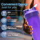 thumbnail image 4 of Vaso agitador de gran capacidad, batido de proteína en polvo, botella de agua para deportes de fitness con bola agitadora a escala Adepaton CPB-US-YYM701-1, 4 of 5