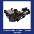 thumbnail image 3 of Blue Torrent 1HP Typhoon In Ground Pool Pump, 3 of 5