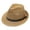 Khaki, variant on Clearance! Fdelink Sun Hat Sun UV Protection Hat Adult Unisex Summer Fashion Sunscreen Straw Cap Beach Casual Cowboy Hat Khaki