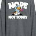 thumbnail image 3 of Garfield - Nope Not Today - Men's Long Sleeve T-Shirt, 3 of 5