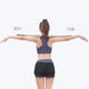 thumbnail image 3 of Eigraketly 2 uds palo de Yoga de espalda de belleza desmontable jorobado herramienta de corrección de hombro abierto barra de esculpir Fitness Ropa Deportiva, Zapatos negro 80cm, 3 of 6
