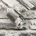 thumbnail image 3 of UMIGGEE 17.7-in x 118-in Grey Brick Wallpaper Peel and Stick Textured Faux Brick Wallpaper Self Adhesive Removable Decorative Contact Paper Backsplash Wall Paper Shelf Drawer Liner Vinyl Film DIY, 3 of 9