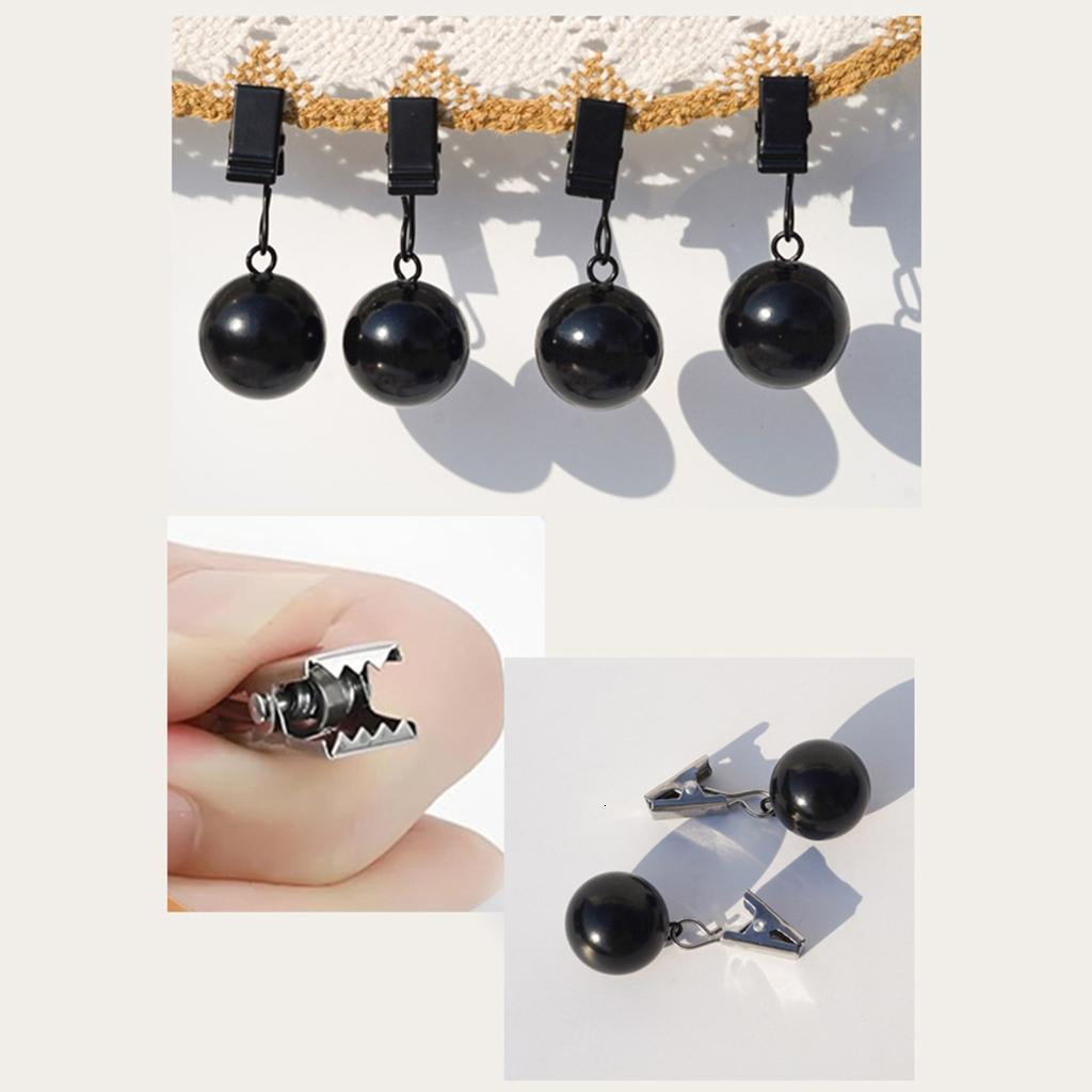 Giaone Outdoor Curtain Weights,Drapery Weights for Pergola,Metal Clip Down Curtain