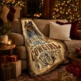 thumbnail image 3 of Country Soul Cowgirl Western Horse Portrait Vintage Distressed, Warm Flannel Blanket for Ranch House and Living Room, Festive autumn celebration Scene, Horse Lovers autumn celebration Gift, 3 of 9