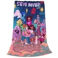 thumbnail image 4 of Steven Universe Cartoon Printing Throw Blanket, All Seasons Flannel Fleece Blanket, Soft & Warm Plush Blankets for Couch Sofa Bed Camping Travel, 40"x30", 4 of 9
