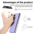 thumbnail image 3 of ELEHOLD Case for Samsung Galaxy Z Fold 7, 360° Ring Stand Shockproof Rigid Plastic Phone Case with Screen Protector,Purple, 3 of 11