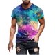 thumbnail image 2 of Tops para hombre, blusas y camisas de manga corta con cuello redondo para hombre. Camiseta casual de manga corta con cuello redondo y estampado de cielo para hombre. Blusa para hombre., 2 of 5