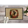 thumbnail image 2 of Carolines Treasures DAC2316JMAT 24 x 36 in. Unisex Belgian Malinois Christmas Flowers Doormat, 2 of 5