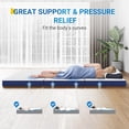 thumbnail image 7 of Avenco Tri-fold Memory Foam Mattress Single, 4 Inch Trifold Mattress with Removable Cover, Multi-Purpose Portable Mattress for Camping, 7 of 7