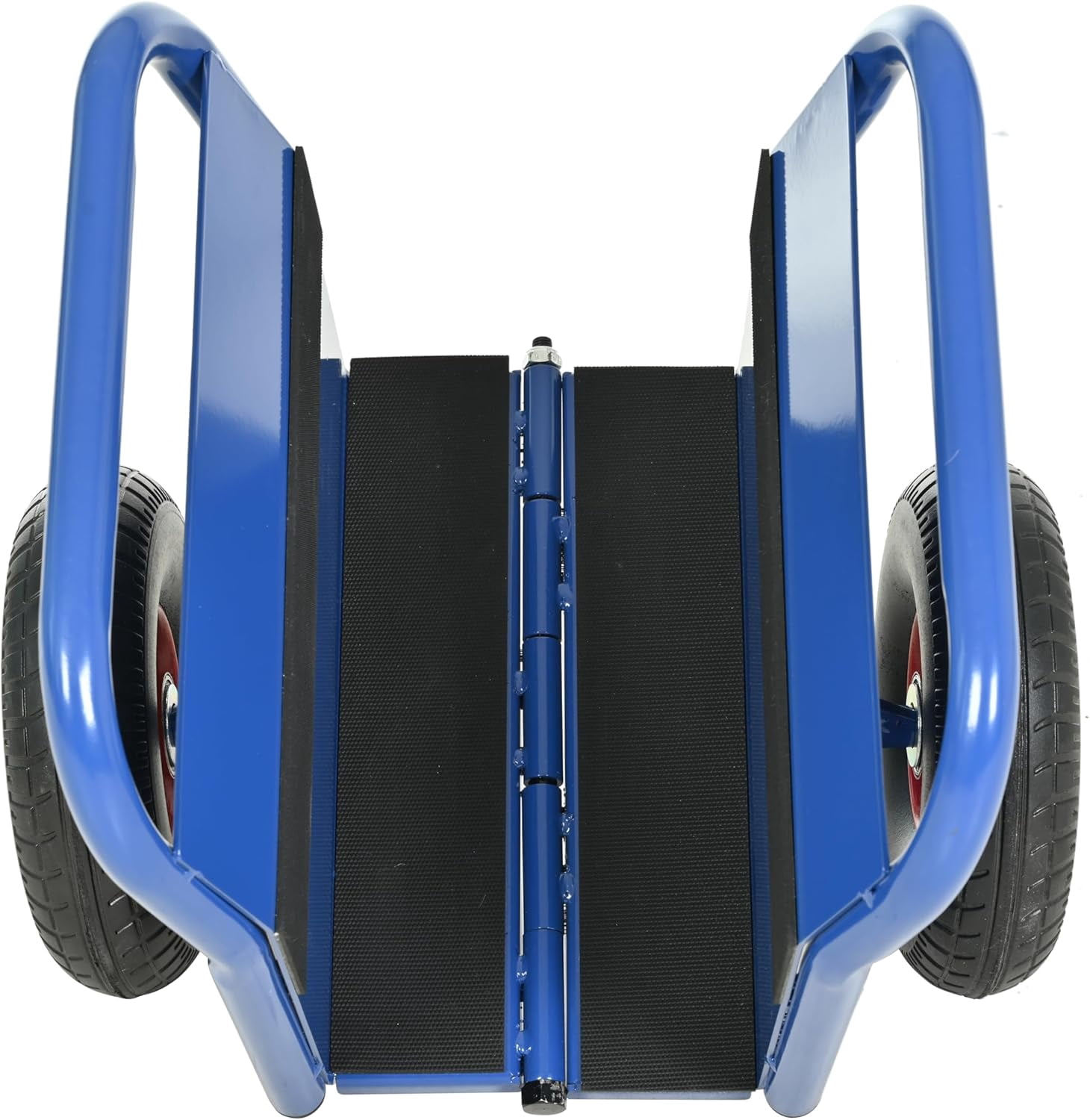 Heavy Duty Panel Dolly, All-Terrain Slab Dolly with 10" Solid Rubber Wheels and Handle, 1000LBS Load Capacity Panel Moving Cart for Drywall Sheet Heavy Appliance & Material Handling (Blue)