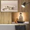 thumbnail image 2 of wall26 - 2 Panel Canvas Wall Art - Spa Still Life with Zen Garden and Buddha Statue - Giclee Print Gallery Wrap Modern Home Art Ready to Hang - 24"x36" x 2 Panels, 2 of 4