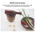 thumbnail image 3 of Crushing Bowl, Jujube Wood Efficient Reliable Multifunctional Garlic Grinder Bowl  For Restaurant For Home, 3 of 8