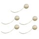 thumbnail image 1 of 5x juguetes de pelota de cuerda de Sisal para gatos, pelota de cuerda para gatos de interior, gatito persiguiendo y jugando, bolas de cuerda de cáñamo 55 cm, 1 of 10