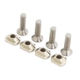 thumbnail image 1 of 4 tornillos para aletas de tabla de surf, tornillo de para tabla de remo, perno y placa de de metal de fácil instalación, tornillo de alet Acero inoxidable M6, 1 of 8