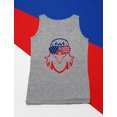 thumbnail image 4 of Eagle Tank Top for Men 4th of July USA Flag American Patriotic Men's Tank Top XX-Large Gray, 4 of 5