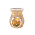 thumbnail image 2 of Wosthever Quemador de cera aromática, quemador de aceite de vidrio brillante, difusor de aceite esencial de aromaterapia de atmósfera, difusor de Iluminación y accesorios Plata Wosthever HA026064-06, 2 of 6