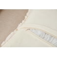 thumbnail image 2 of Agnes Luxury Chinchilla Faux Fur Gilded Pillow (22 In. x 22 In.), 2 of 5