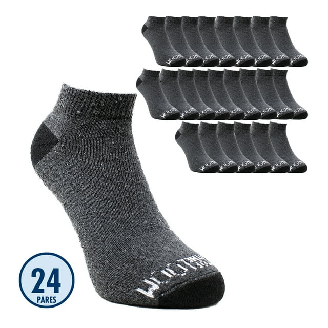 Fruit of the Loom Tin Caballero Unitalla Algodón Afelpado Oxford 24 pares