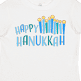 thumbnail image 4 of Inktastic Happy Hanukkah with Candles Boys or Girls Toddler T-Shirt, 4 of 5