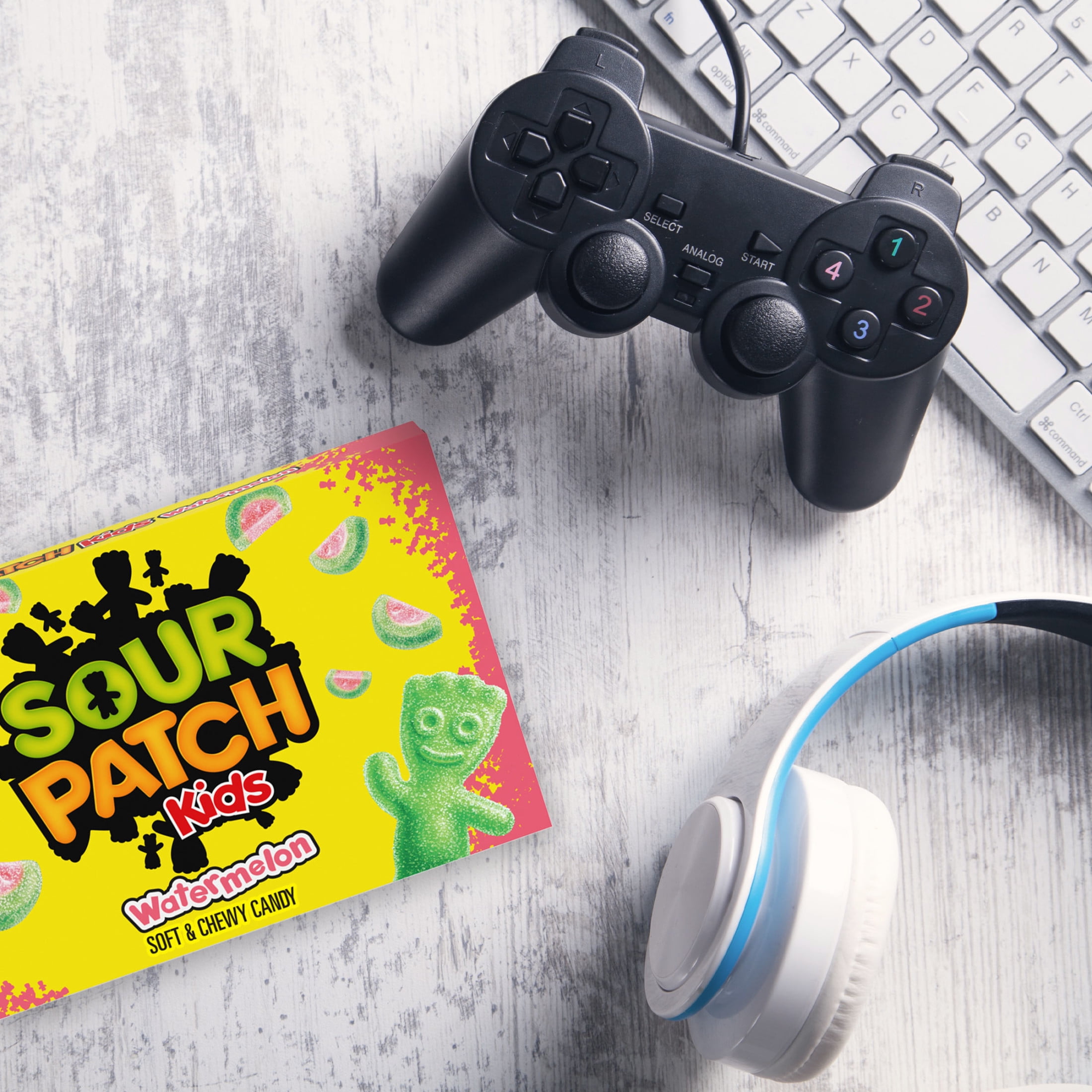 SOUR PATCH KIDS Watermelon Soft & Chewy Gummy Candy, 3.5 oz