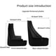thumbnail image 5 of Speravity 4x guardabarros delantero trasero negro a prueba de salpicaduras impermeable ajuste Universal guardabarros de coche protectores contra Automoción decorativa y accesorios, 5 of 6