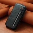 thumbnail image 5 of Zipper Wallet Case for Samsung Galaxy A14 5G with Card Holder Slot, PU Leather Adjustable Kickstand Flip Handbag Phone Cover for Samsung Galaxy A14 5G SDLL Black, 5 of 14
