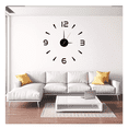 thumbnail image 3 of Reloj De Pared Gigante Minimalista Belug Negro, 3 of 5