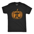 thumbnail image 1 of Pumpkin Pi T Shirt Funny Math Shirt Pie Tee Thanksgiving Fall Autumn T Shirt (Heather Black) - M, 1 of 2