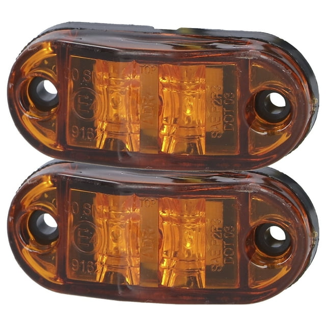 Tbest 10-30V 2LED Side Marker Light High Brightness Turn Signal Lamp For Cars Trucks Trailers RVs,Turn Signal Lamp,Tail Light