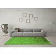 thumbnail image 3 of Ahgly Company Indoor Square Oriental Green Industrial Area Rugs, 6' Square, 3 of 4