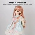 thumbnail image 3 of Cheveux de Poupée, Cheveux de Poupée BJD Longs Vagues Profondes Cheveux Bouclés Remplacement pour Poupées BJD, 3 of 8