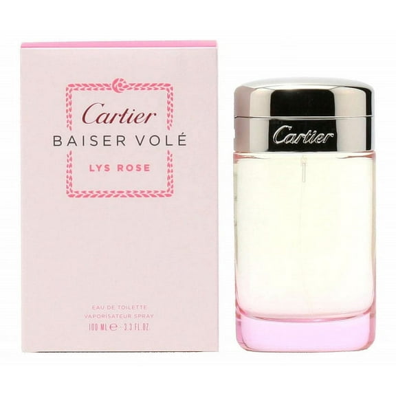 Cartier Baiser Vole Lys Rose for Women Perfume 3.3 oz ~ 100 ml EDT Spray