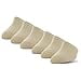 thumbnail image 3 of Peds Chaussettes Invisibles à Bout Mule pour Femmes, 6 Paires, Nude, Pointure de Chaussure : 5-10, 3 of 4