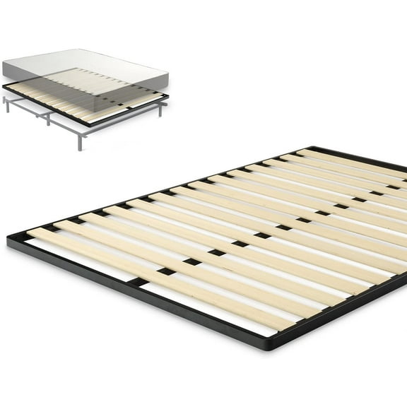 Deepak Easy Assembly Wood Slat 1.6 Inch Bunkie Board, Bed Slat Replacement, King