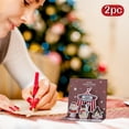 thumbnail image 4 of Clearance! 2PC Celebrate Christmas Holiday Card, A Set Of Cards, Including A Three-Dimensional Christmas Card, 4 of 4